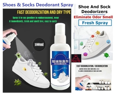 Picture of Shoes & Socks Deodorant Sneaker Shoe Deodorizer Mist Spray 100ml