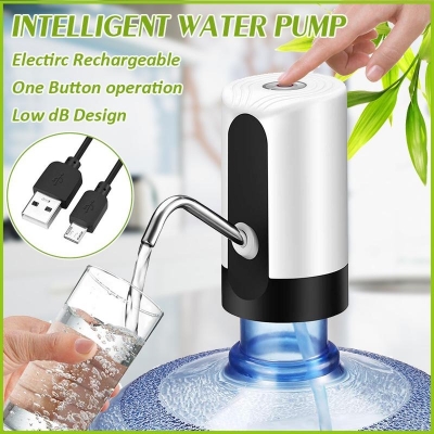 Picture of Portable Automatic Electric Water Pump Dispenser Drinking Bottle USB Rechargeable