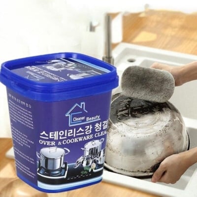 Picture of Powerful Stainless Steel Cookware Cleaning Paste Household Kitchen Cleaner