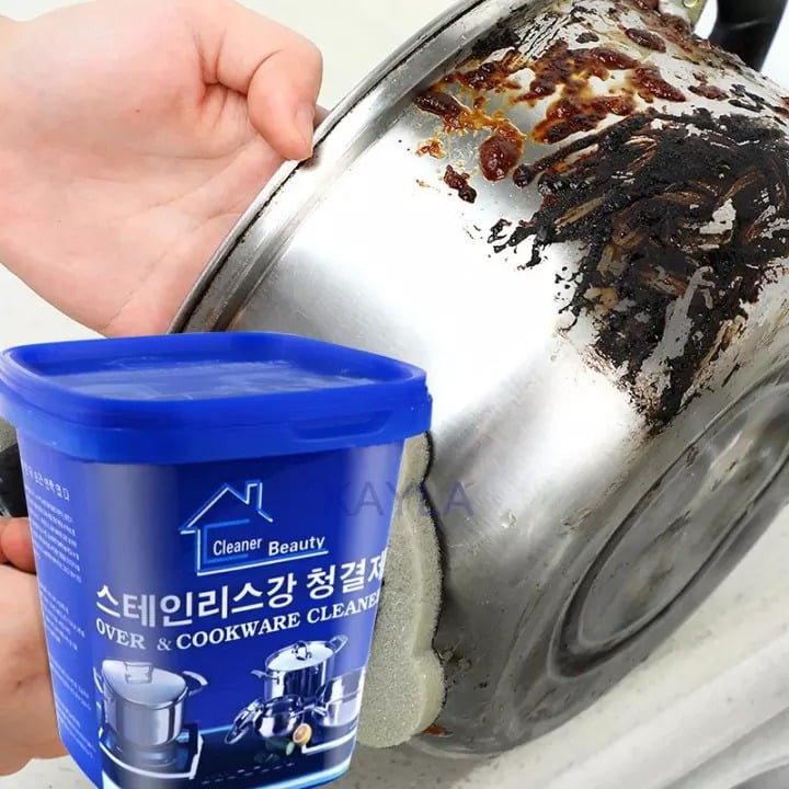 Picture of Powerful Stainless Steel Cookware Cleaning Paste Household Kitchen Cleaner