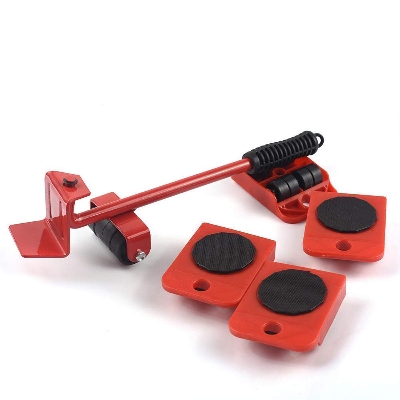Picture of Furniture Mover Set Furniture Mover Tool Transport Lifter Heavy Stuffs Moving Wheel Roller Bar Hand Tools