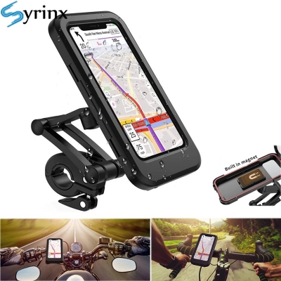 Picture of Adjustable Waterproof Motorcycle Bike Phone Holder Case stand motor bicycle Phone Holder