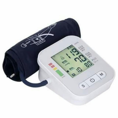 Picture of Digital Blood Pressure Machine- BP Machine BP Check Machine Blood Pressure Monitor- Accurate Health Monitoring Device - White