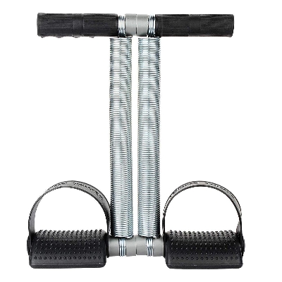 Picture of Double Spring Tummy Trimmer Pro Waist Trimmer Abs Exerciser Body Toner Fat Buster Home Gym Home Exercise Equipment Abdominal Exercise Equipment Leg Exerciser Tummy Trimmer for Men and Women - Jim Product - Black