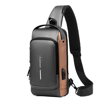 Picture of Waterproof Men Crossbody Bag Anti-Theft Travel Shoulder Bags