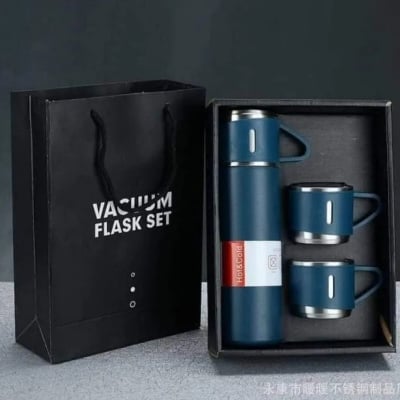 Picture of Double-layer Stainless Steel Thermal Coffee Tumbler Business Travel Water Bottle Tea Infuser Bottle With Portable Water Cup-500 Ml