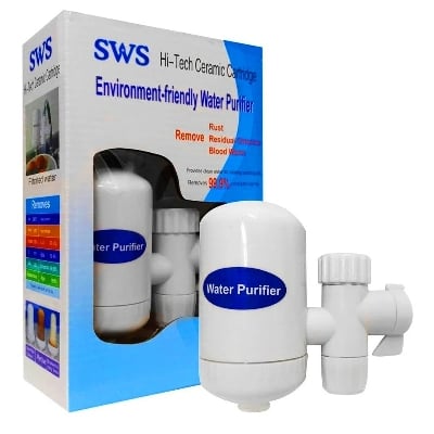 Picture of Water Purifier Tap Faucet Water Filter Purifier - White