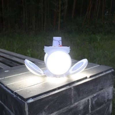 Picture of LED Solar Lights Outdoor Lighting Waterproof Solar Powered Light  Security Lights Outside Wall Lamp - White