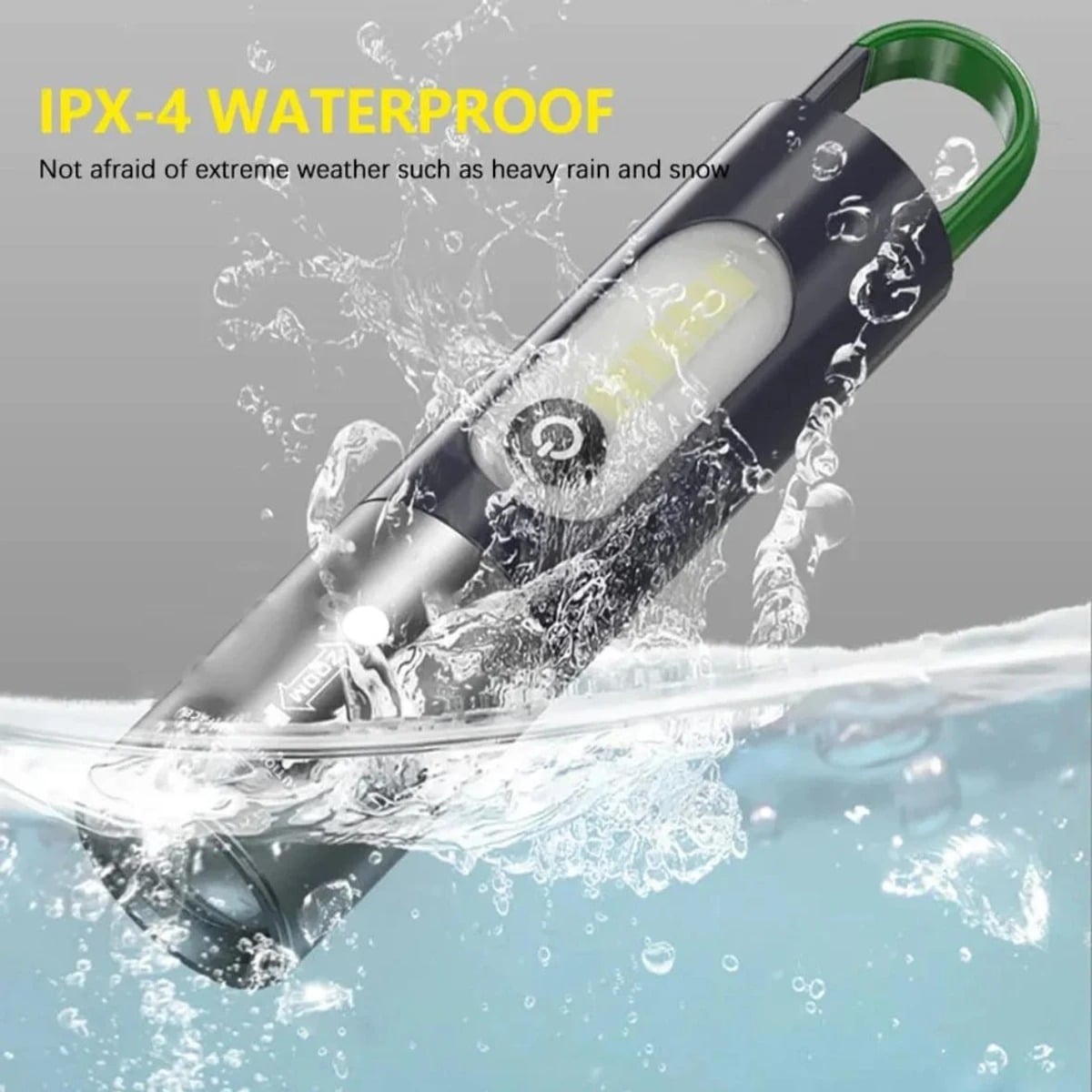 Picture of USB Rechargeable High Power Torch Light Multifunctional LED Flashlight