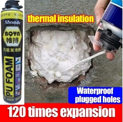 Picture of PU Foam Spray 750ml PU Spray Expanding Foam Spray Sealant Expanding Foam Filling Wall Gaps Spray