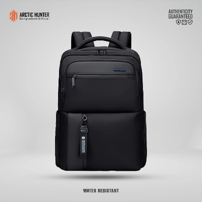 Picture of ARCTIC HUNTER 15.6 Inch Anti-Theft Waterproof Business Laptop Bag And Travel Backpack Travel Bag- Black - Black