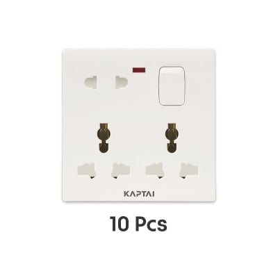 Picture of KAPTAI 8-Pin Multi Socket (10 Pcs)-White