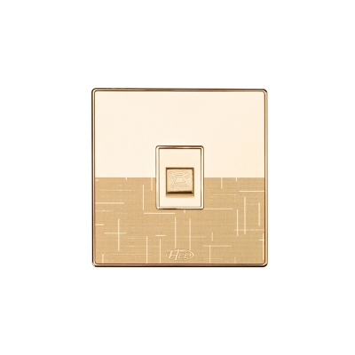Picture of HEE by HAMKO Marigold Telephone Socket Outlet-Gold