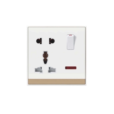 Picture of HEE By HAMKO Lotus XL 5 Pin MF Switched Socket-White