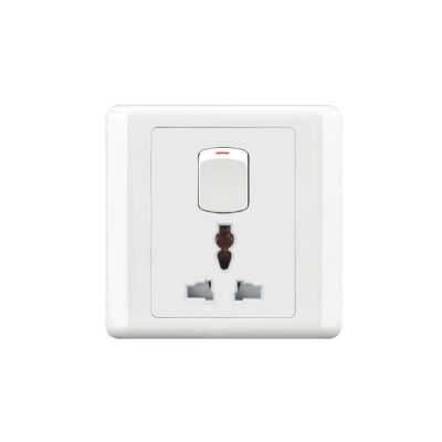 Picture of HEE By HAMKO New Classic 3 pin MF Switched Socket-White