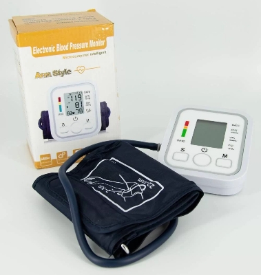 Picture of Digital Arm Blood Pulse Pressure Monitor  - White,M (8.7 - 12.5 inch)