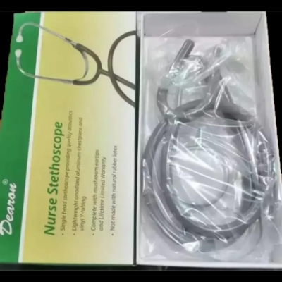 Picture of Dearon Doctor Dual Head Medical Professional Stethoscope - Grey,M (8.7 - 12.5 inch)