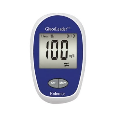 Picture of GlucoLeader Enhance Blood Glucose Meter Set (Blue) - Blue