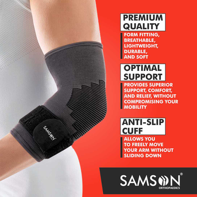 Picture of Samson Elbow Support - Black,(M Size)