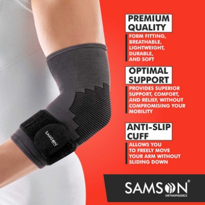 Picture of Samson Elbow Support - Black,(M Size)