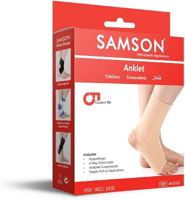 Picture of Samson Anklet Pair AK-0703 - Grey,(M Size)