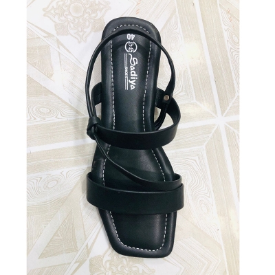 Picture of Slim and Fit Fashionable New Shape Street Style Flat Sandal for Ladies and Girls | 2 patti Belt