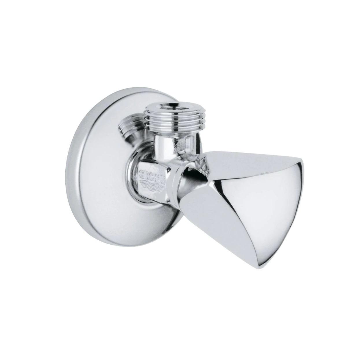 Picture of Angle Valve 1/2" Chrome Brass Angle Stop Valve Water Shut Off Valve for Water Pipes Lead Free for Faucet /Toilet Valve