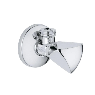Picture of Angle Valve 1/2" Chrome Brass Angle Stop Valve Water Shut Off Valve for Water Pipes Lead Free for Faucet /Toilet Valve
