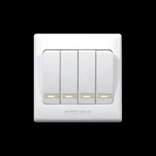 Picture of Rose four gang switch super star (Rose)