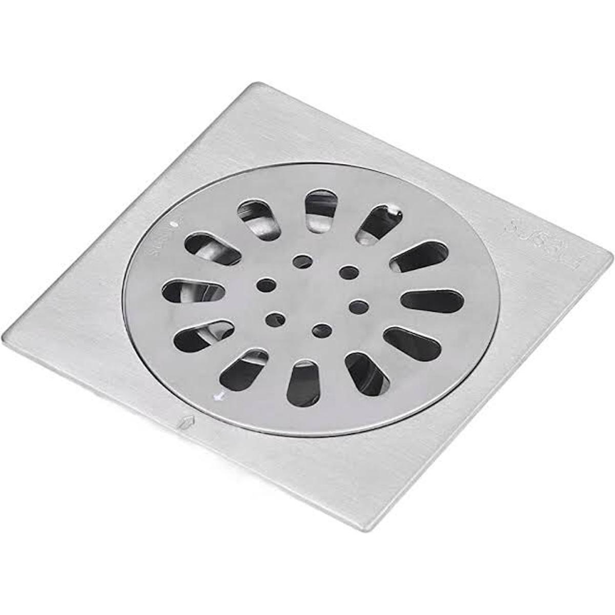 Picture of Bathroom/kitchen 5” floor drain conceal box jali (Silver)