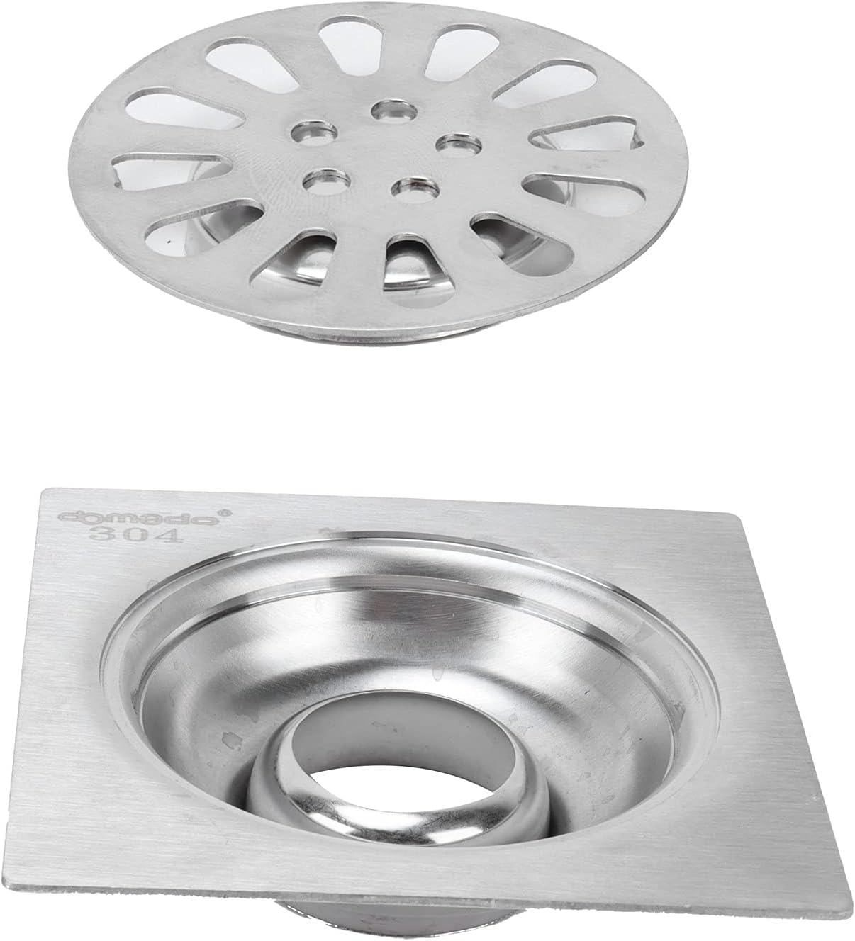 Picture of Bathroom/kitchen 5” floor drain conceal box jali (Silver)