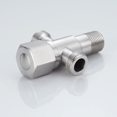 Picture of STAINLESS STEEL TWO IN 1 ANGLE VALVE (Silver)