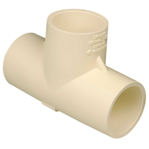 Picture of CPVC 3/4 INCH PLAIN TEE ERA 6 PCS (Off White)
