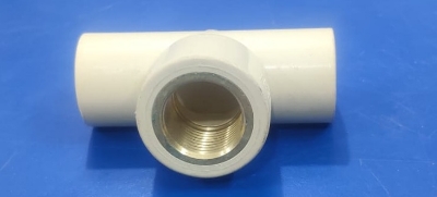 Picture of ERA CPVC 1/2X3/4 FEMALE BRASS TEE (Ivory)