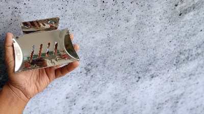 Picture of Wall Mounted curve Stainless Steel Soap Case (Silver)