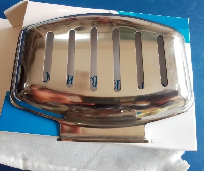 Picture of Stainless Steel Soap case - Bathroom Soap Stand Soap dish Holder (Silver)