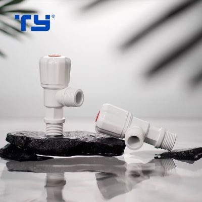 Picture of China PVC Plastic Kitchen/Bathroom Faucet Angle Valve (White)