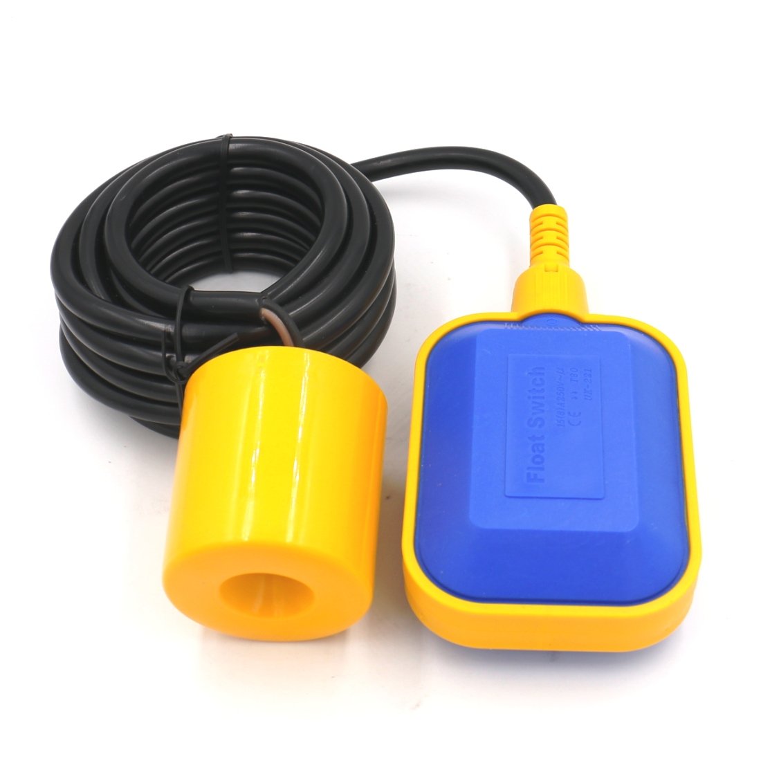 Picture of Float Auto Switch Fluid Water Level Sensor Controller For Water Pump/Motor With Weight & cable Water Tank Controller Fully Automatic float level water controller switch (Blue)