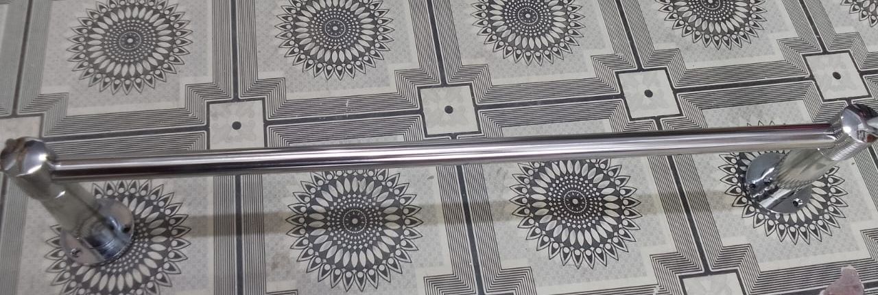 Picture of Towel Bar, Stainless Steel towel rail , Wall Mounted Stainless Steel (Size : 60cm) (Silver)