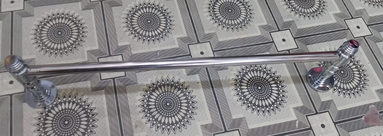 Picture of Conceal brass minar towel rail, Towel Bar Wall Mounted Stainless Steel Towel Rack (size:23 inch) (Silver)
