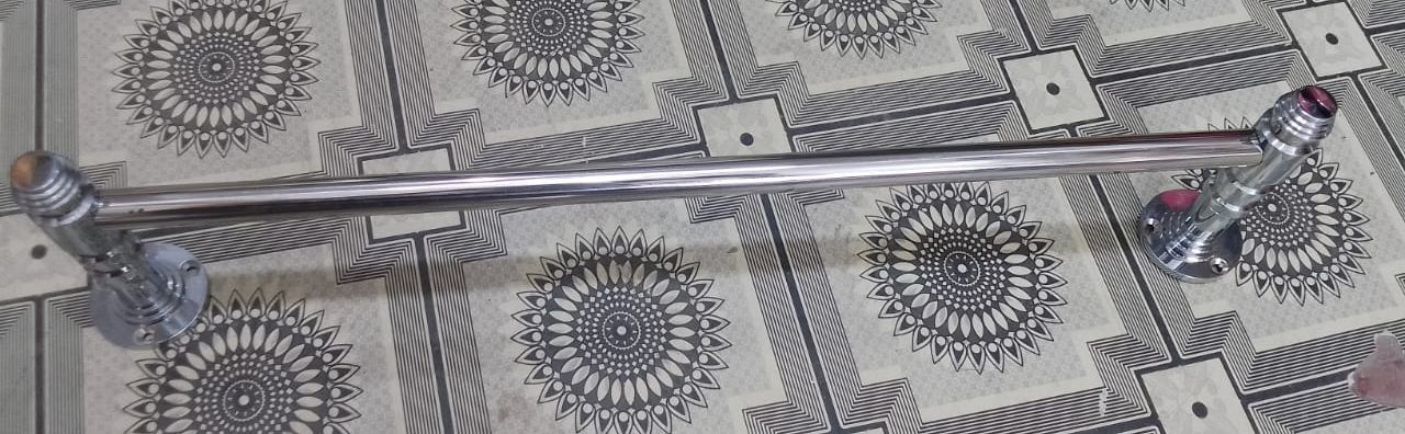 Picture of Conceal brass minar towel rail, Towel Bar Wall Mounted Stainless Steel Towel Rack (size:23 inch) (Silver)
