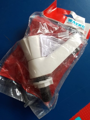 Picture of WATERTEC PVC Plastic Pillar Tap/Fixed basin tap (White)