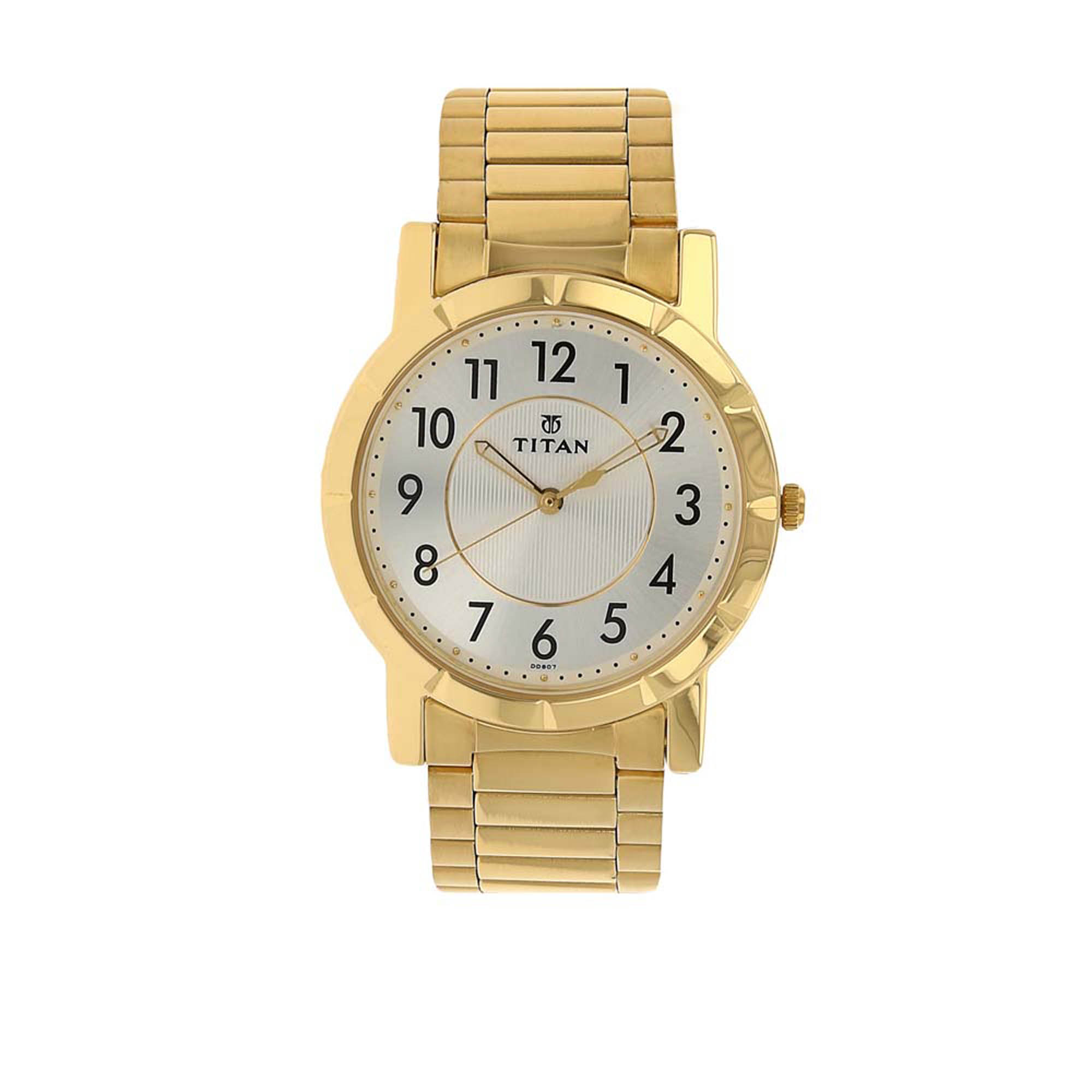 Picture of Titan 1647Ym01 Quartz Analog Silver Dial Stainless Steel Strap Watch For Men