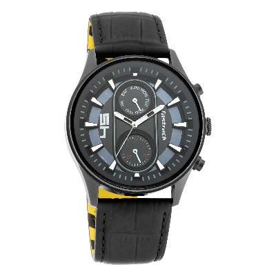 Picture of FastFit Watch with Black Dial & Leather Strap