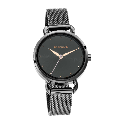 Picture of Fastrack Animal Print Watch with Black Dial