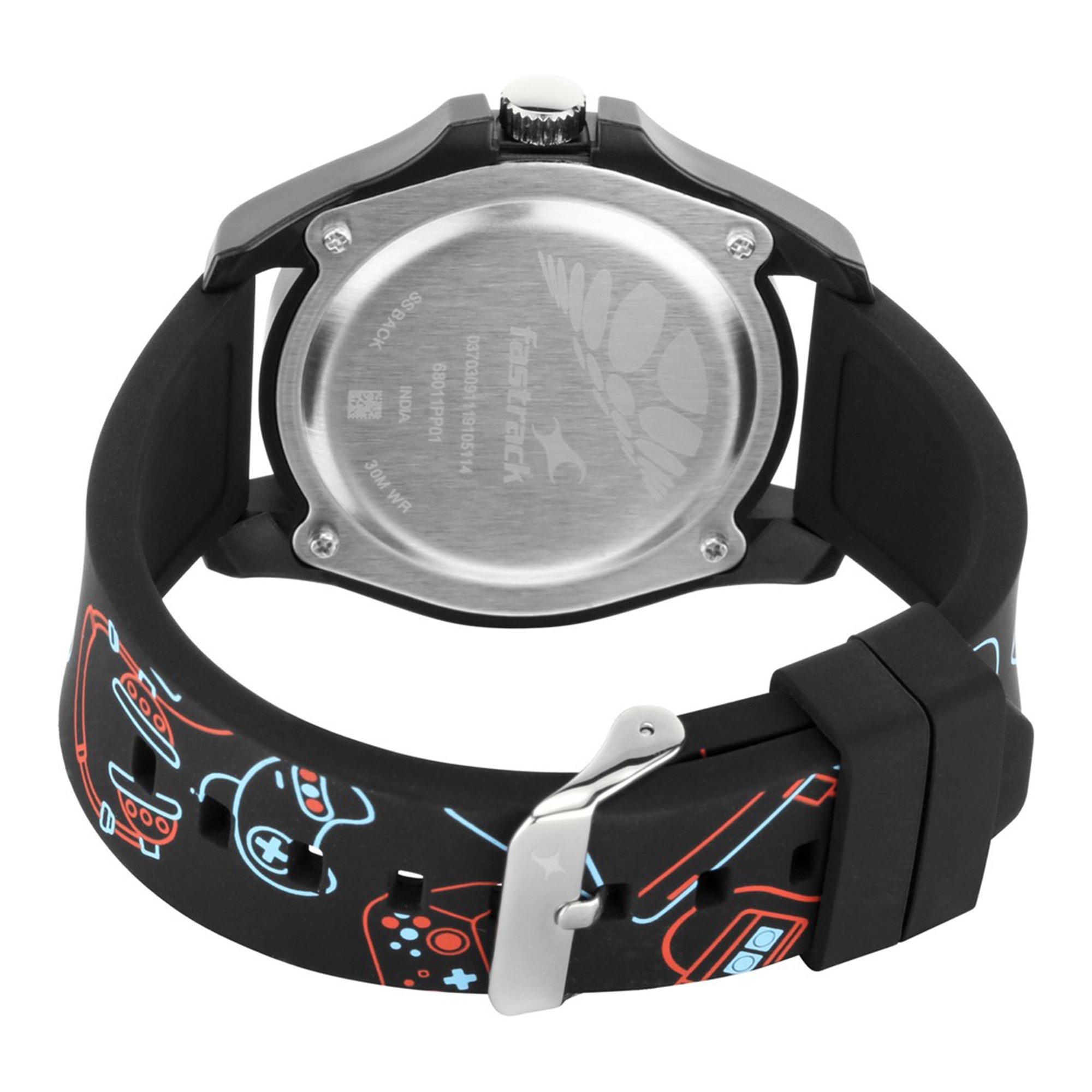 Picture of Fastrack Arcade Quartz Analog White Dial Silicone Strap Unisex Watch