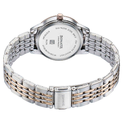 Picture of Sonata Blue Round Dial Multicolour Strap Watch For Ladies