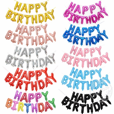 Picture of Happy Birthday Letter  Birthday Party Supplies, Happy Birthday Balloons for Party Decoration