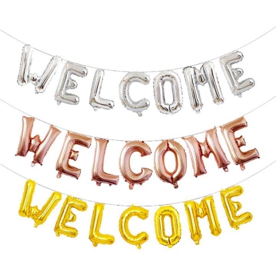 Picture of Welcome s Banner Office and Home School Party Decorations Retirement Celebrate Party Supplies