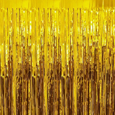 Picture of Foil Metallic Backdrop Curtains For Background Decoration